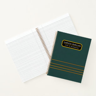 Carnet Luxury Linen Popular Green Gold Texture Collection