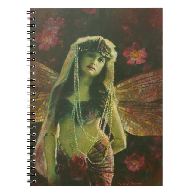 Carnet lymphatique vintage Fairy (Devant)