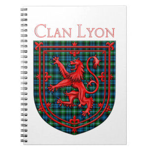 Carnet Lyon Tartan Scottish Plaid Lion Rampant