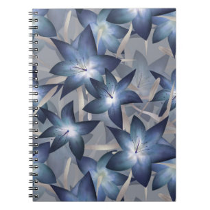 Carnet Lys bleus