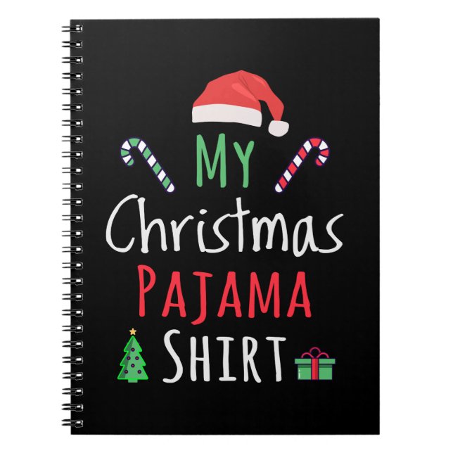 Carnet Ma chemise de pyjama de Noël (Devant)