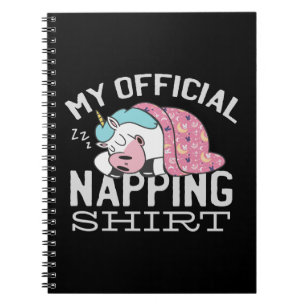 Carnet Ma chemise de sieste officielle - Lazy sommeil Uni