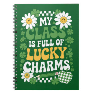 Carnet Ma classe est pleine de charmes chanceux St Patric