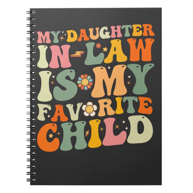Carnet Ma Fille En Droit Est Mon Enfant Préféré Super (Devant)