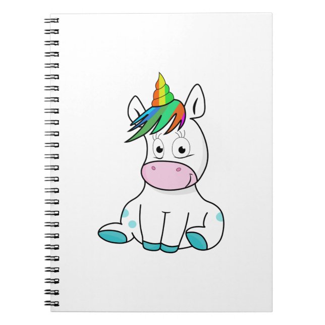 Carnet Ma petite licorne mignonne (Devant)