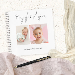Carnet Ma première année 2 Photos Premier anniversaire Ke