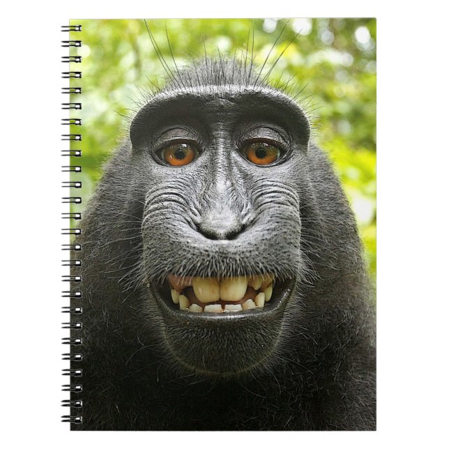 Carnet Macaque crêté de sourire de Celebes (Devant)
