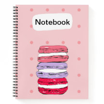 Carnet Macaron rose