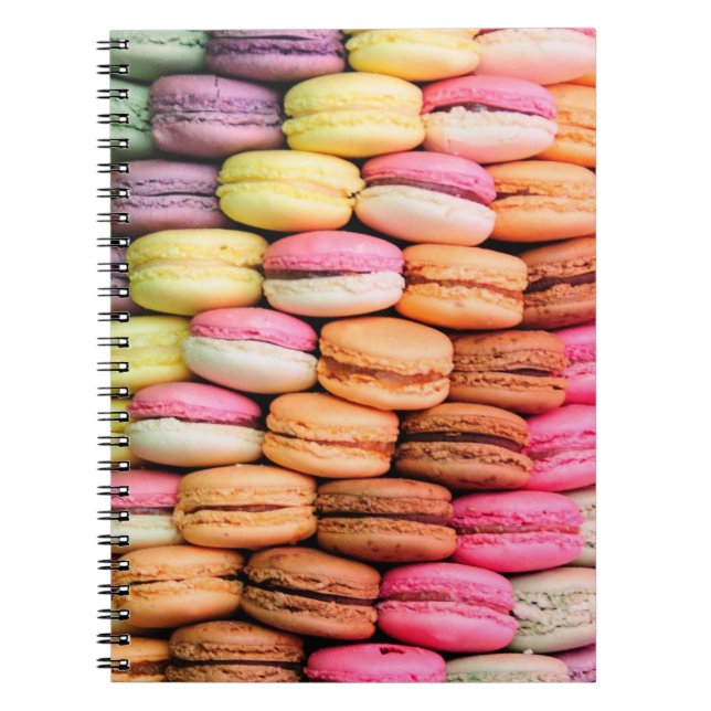 Carnet Macarons Colorés (Devant)