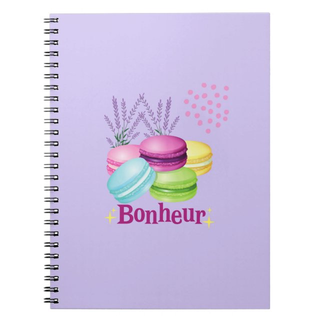 Carnet Macarons français (Devant)