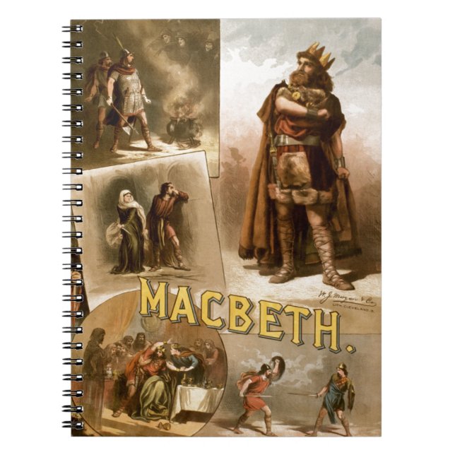 Carnet Macbeth de William Shakespeare (Devant)