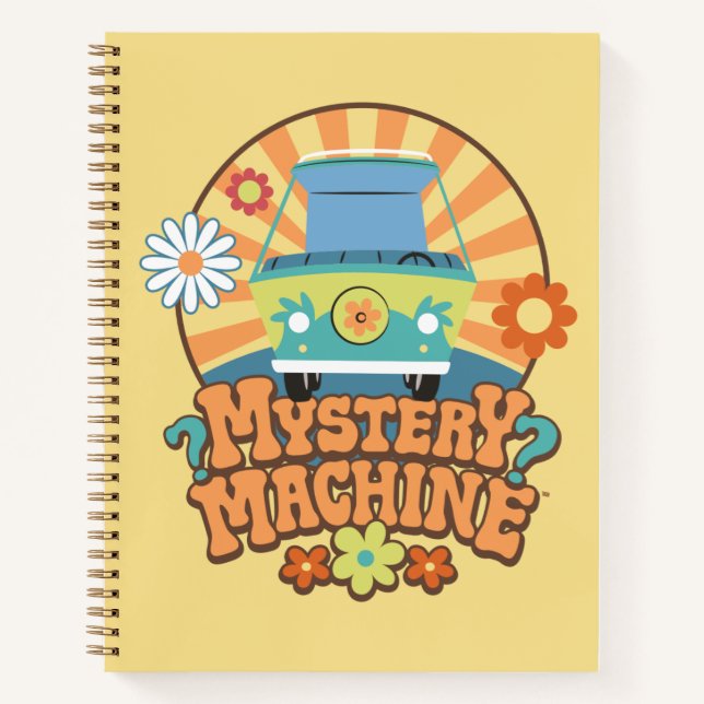 Carnet Machine de mystère Van Floral Graphisme (Devant)
