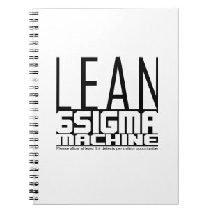 Carnet Machine Lean Six Sigma