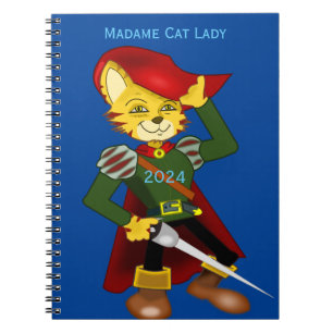 Carnet Madame Cat Lady 2024 pour le président Thunder_Cov