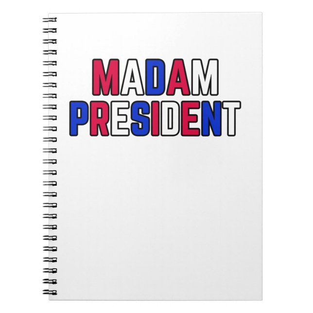 Carnet Madame la Présidente (Devant)