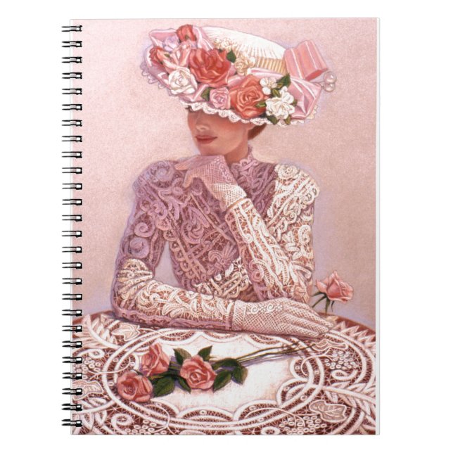 Carnet Madame victorienne romantique (Devant)