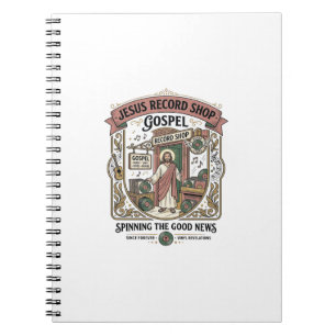 Carnet Magasin de disques Jésus Évangile Magasin de disqu