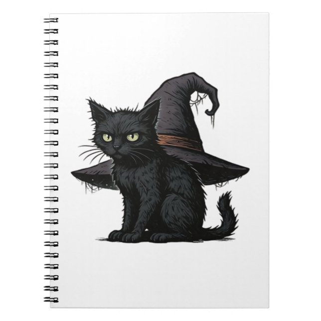 Carnet Magic Halloween Chat classique T-shirt (Devant)