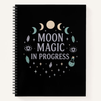 Carnet Magie de la lune en cours - Vibes célestes
