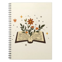 Carnet Magie Florale Livre Ouvert