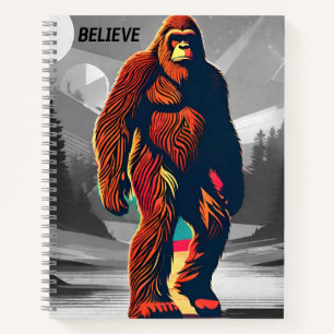 Carnet Magique Colorful Bigfoot Abstrait Cosmic EncounTer