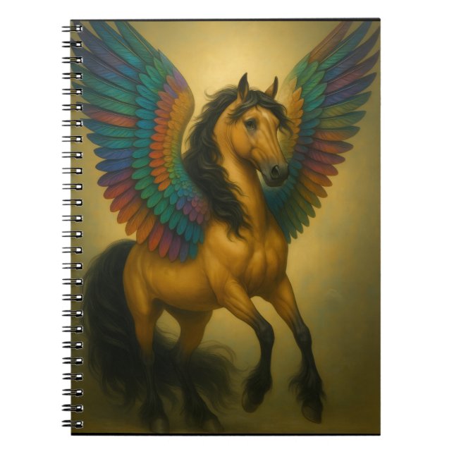 Carnet Magnificent Horse With Spectacular Wings (Devant)