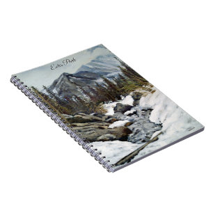 Carnet Magnifique Estes Park Colorado Stream en Hiver