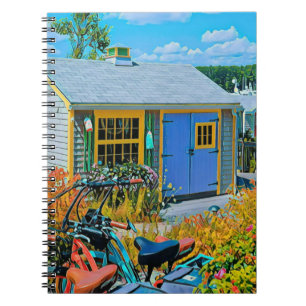 Carnet Magnifique peinture cycliste