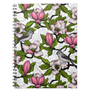 Carnet Magnolia en floraison et tireur
