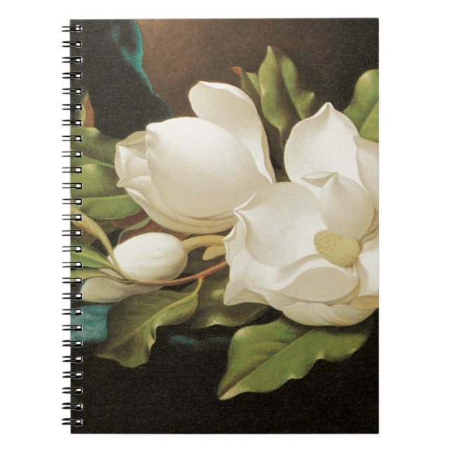 Carnet Magnolias blanches géantes (Devant)