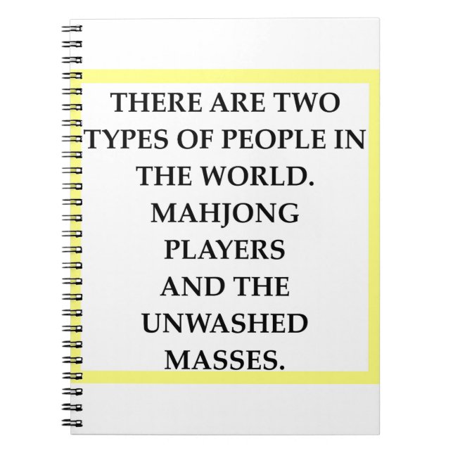 CARNET MAHJONG (Devant)