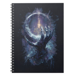 Carnet Main Cosmique Fantastique Sombre