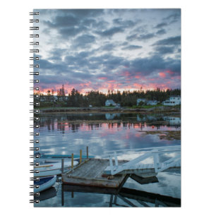 Carnet Maine, Newagen, port au coucher du soleil 2 2