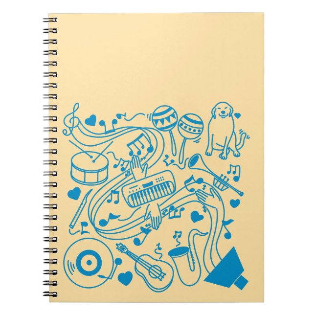 Carnet Mains de musique - conception ASL (Devant)