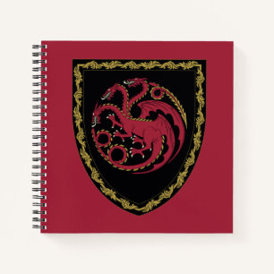 Carnet MAISON DU DRAGON Maison Targaryen Crest