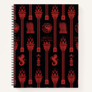 Carnet Maison du Motif de la crête du Dragon