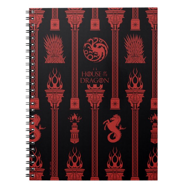 Carnet Maison du Motif de la crête du Dragon (Devant)