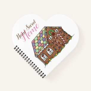 Carnet Maison en pain d'épices Maison Sweet Maison Noël N