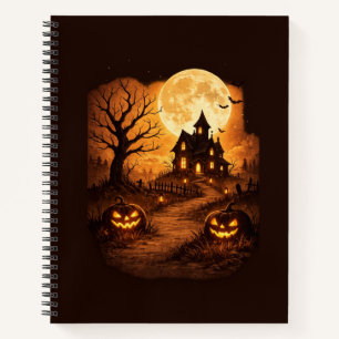 Carnet Maison hantée épouvantable Halloween 