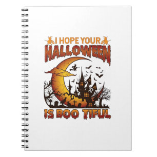 Carnet Maison Hantée Halloween Boo Tiful Croissant de Lun
