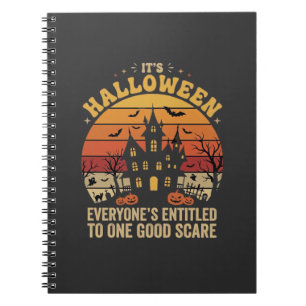 Carnet Maison Hantée Halloween Une Bonne Peur Design_1