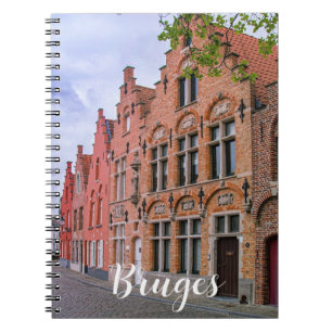 Carnet Maisons médiévales en briques colorées à Bruges, B