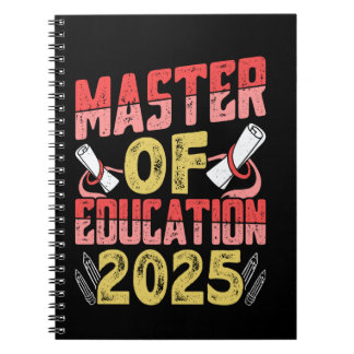 Carnet MAÎTRE DE L'ÉDUCATION 2025 Enseignants de master