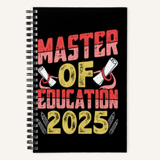 Carnet MAÎTRE DE L'ÉDUCATION 2025 Enseignants de master