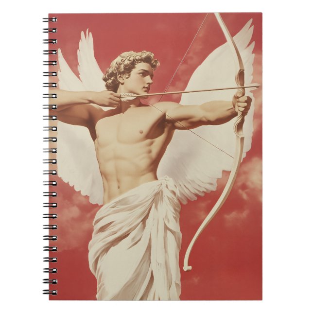 Carnet Majestic Angelic Archer - Un symbole de l'amour et (Devant)