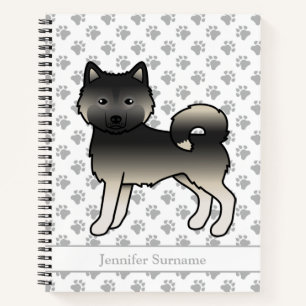 Carnet Malamute d'Alaska Agouti Chien & Texte personnalis