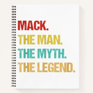 Carnet Mâle Mack L'Homme Le Mythe La Légende