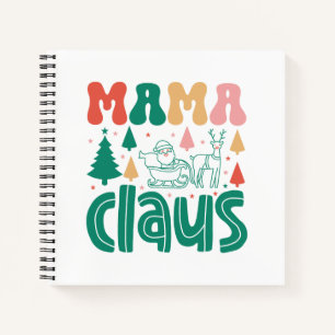 Carnet Mama Claus Christmas Design-60097