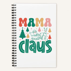 Carnet Mama Claus Christmas Design-60097