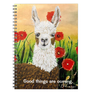 Carnet Mama Llama, Les Bonnes Choses Viennent
